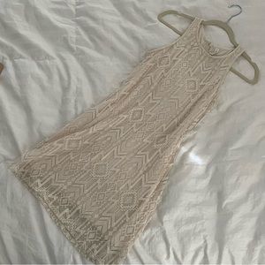 Cream colored dress size medium